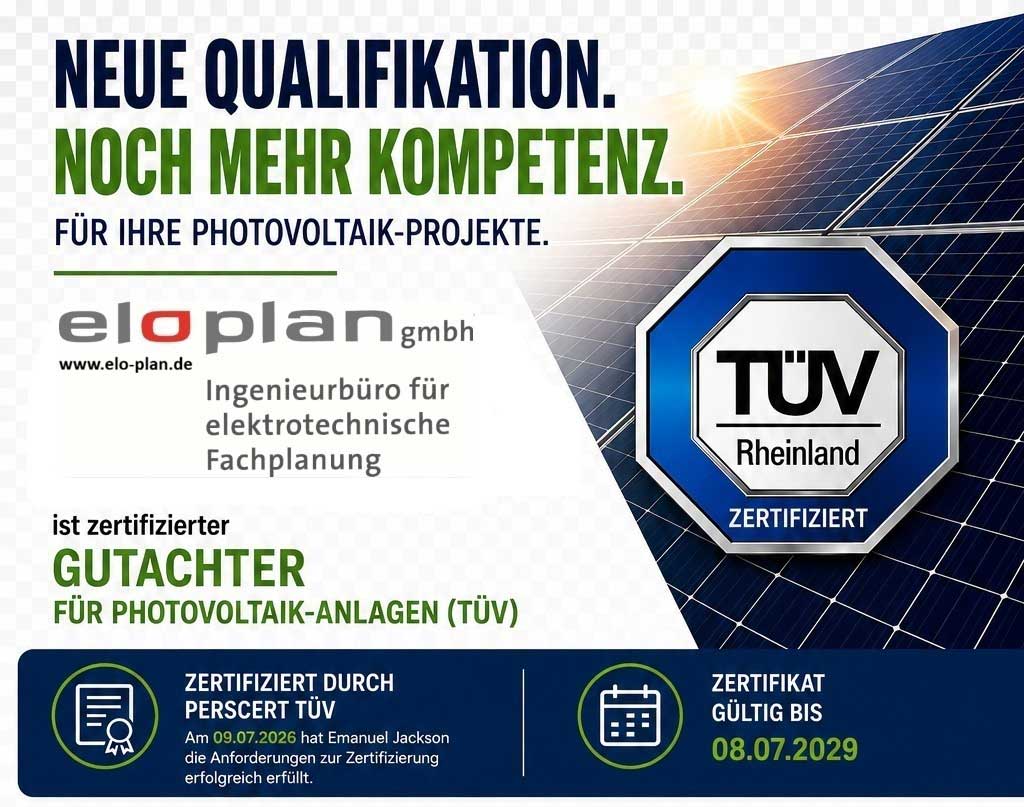 PV-Anagen, Prüfung, Gutachten, Thermografie